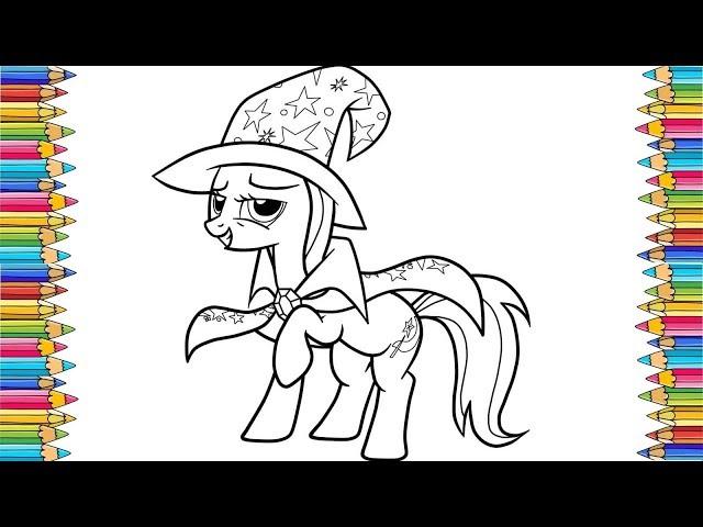 Online coloring pages My Little Pony Coloring pages for kids Video