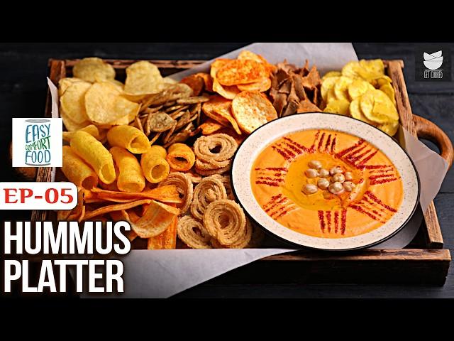 Hummus Platter Recipe | Homemade Protein Packed Hummus Bi Tahini | Easy Comfort Food Ep5 | Varun