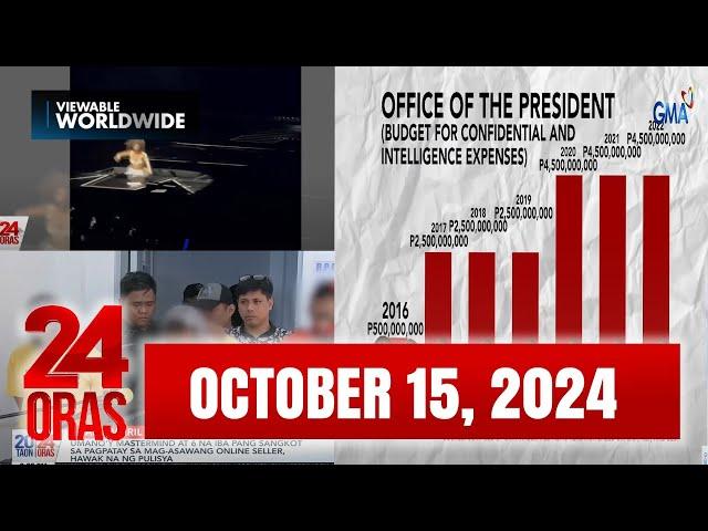 24 Oras Express: October 15, 2024 [HD]