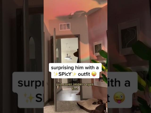 Surprising My Boyfriend With a Spicy Outfit 
