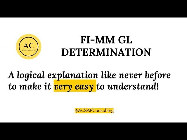 Logical Reasoning behind FI-MM Integration Config  |  AC SAP Consulting
