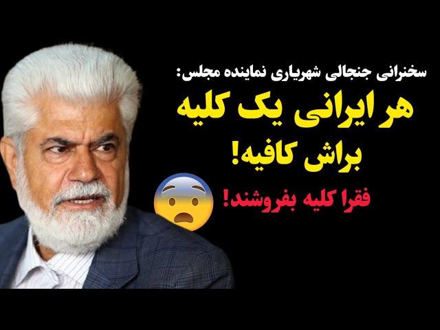 هر ایرانی یک کلیه برایش کافی است! سخنرانی جنجالی نماینده مجلس