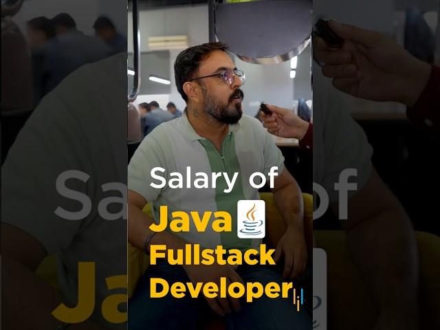 Salary of Java Full Stack Developer #shorts  #simplilearn