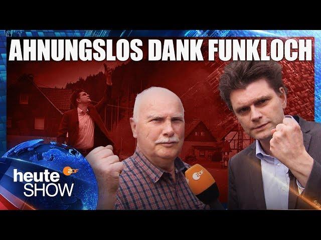 Lutz van der Horst hat Deutschlands dunkelstes Funkloch gefunden | heute-show vom 13.04.2018