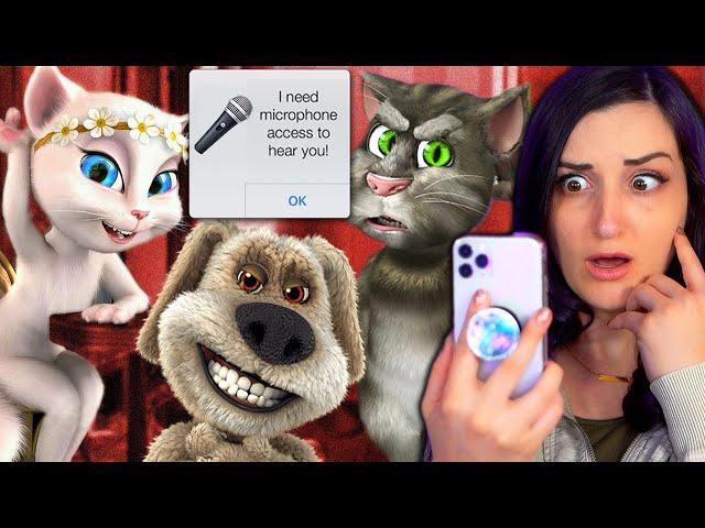 Testing MORE Creepy Talking Tom, Angela & Ben Apps *DO NOT DOWNLOAD*