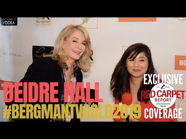 Deidre Hall interviewed at #DorisBergman's 10th Luxury Lounge & Party #BergmanTVGold2019