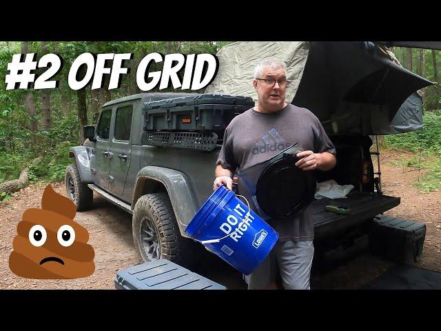 EASY DIY Portable TOILET bucket For Camping Off the Grid!