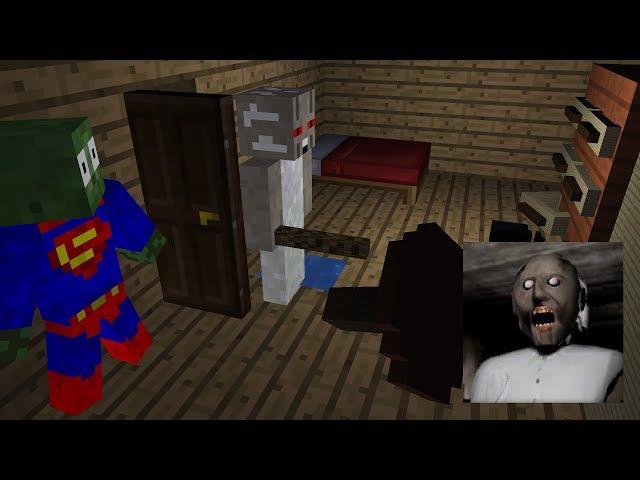 Monster School: Granny Horror Game Challenge - Minecraft Animation