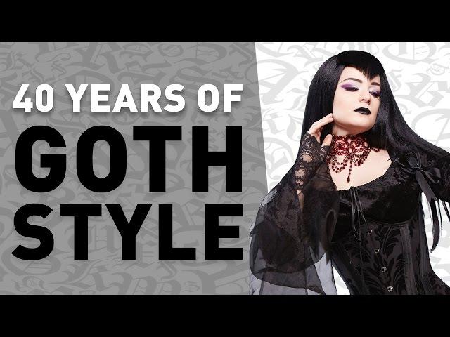 40 Years of Goth Style (in under 4 minutes)