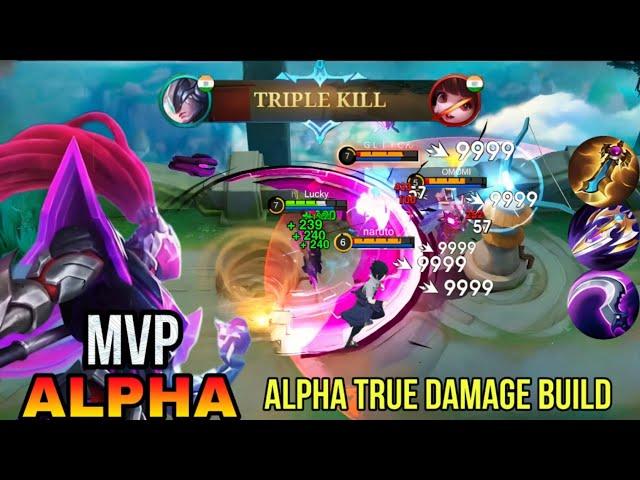 FINALLY TRY THIS 1 HIT BUILD ALPHA | ALPHA BEST BUILD 2025