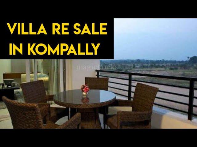 top gated Re sale villa in Kompally - builder Aparna constructions,.