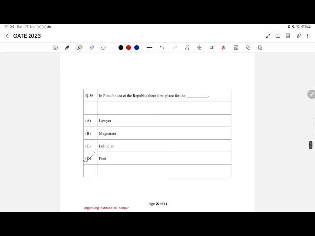GATE 2023 ||Questions with Answers|| English|| Part 1|| #study #gate #english #2024 #ugcnet