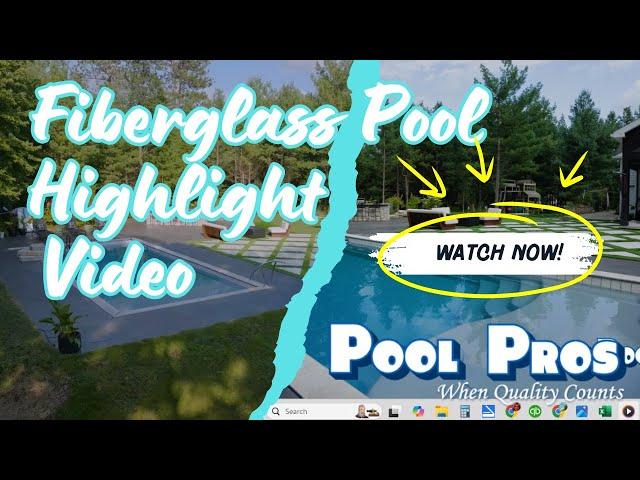 Sick Fiberglass Pool in Plover, WI by Pool Pros