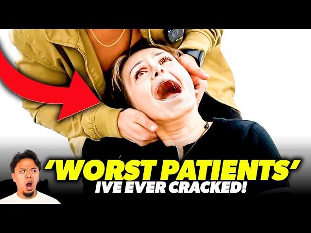 **THE WORST CHIROPRACTIC PATIENTS** EVER CRACKED!  | Asmr Back & Neck Pain | Dr Avram