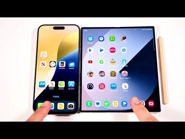 iPhone 15 Pro Max vs Galaxy Z Fold 6