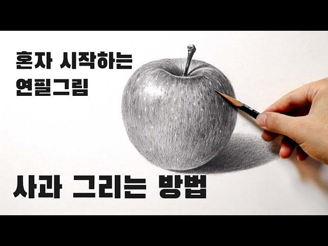 How to draw apples easily, basic drawing classes