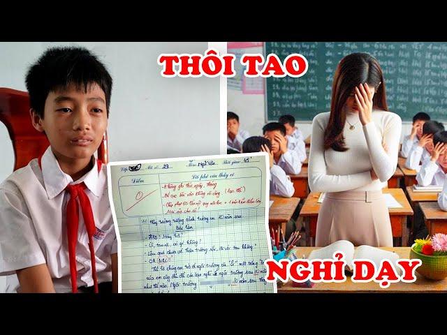 The Teacher Wants to Quit After Grading 35 Vietnamese Student Tests