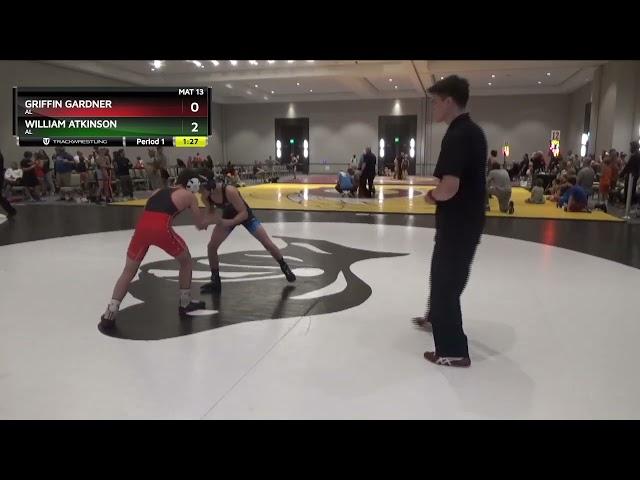 92 Lbs Cons. Semi - William Atkinson, AL Vs Griffin Gardner, AL 55b8