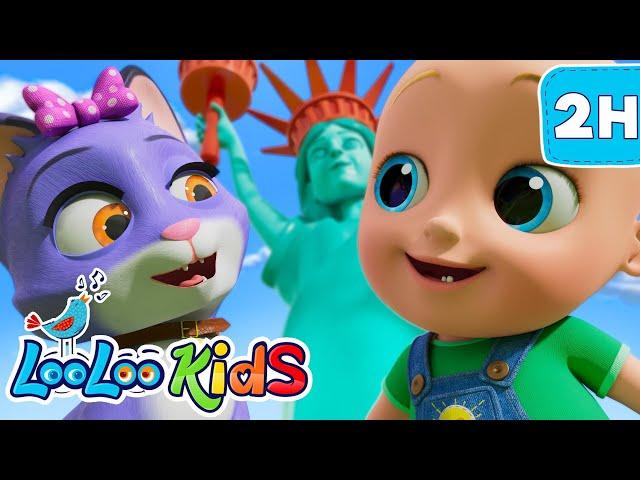 Kitty Cat - Happy Songs & Cartoons for Kids - S4EP91 Dance Along Super Mix - LooLoo Kids