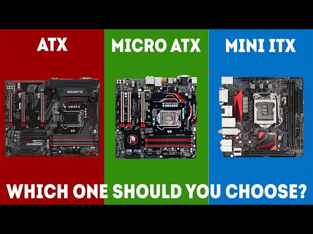 Motherboards: ATX vs Micro ATX vs Mini ITX – Which Should I Choose?