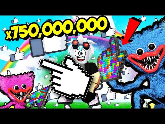 х750,000,000! ЧИТЕРСКИЙ ХАГИ ВАГИ СДЕЛАЛ МЕНЯ ТОП-1 ЗА 5 МИНУТ! ROBLOX Ultra Clickers