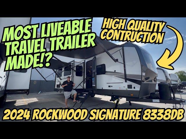 2024 Rockwood Signature 8338DB | Most Residential Travel Trailer Made!