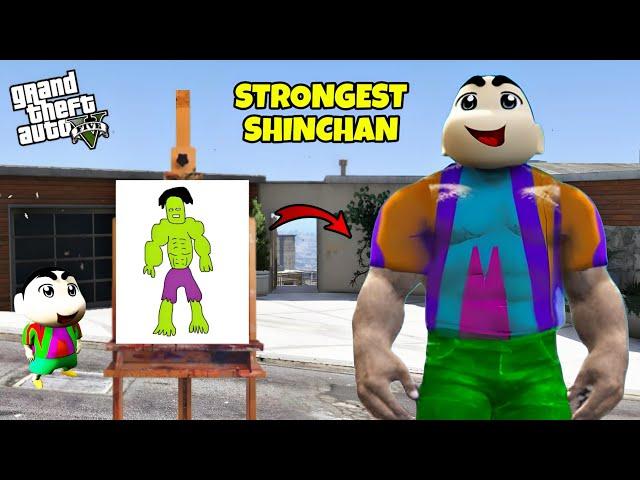 GTA 5 : SHINCHAN BECAME STRONGEST SHINCHAN  WITH HELP OF MAGICAL PAINTING BOARD