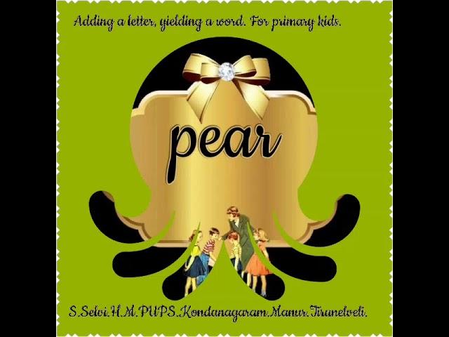 Adding a letter, yielding a word. For primary kids.