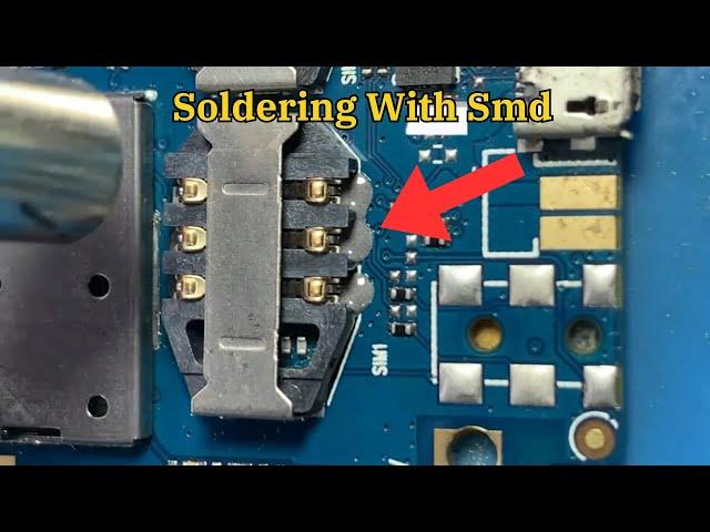 Sim Connector Replace / Soldering Tips And Tricks / Mobile Repairing