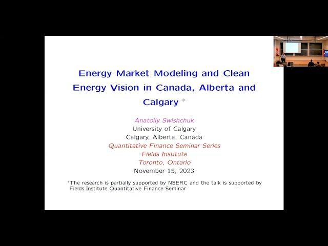 Energy Market Modelling and Clean Energy Vision in Canada