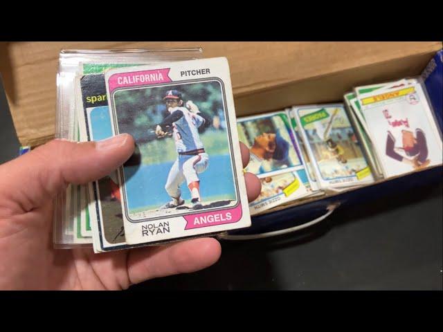 AMAZING $10 BOX OF OLD BASEBALL CARDS FROM THE FLEA MARKET! Weekend Recap