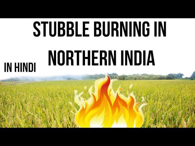 Stubble Burning in Northern India, Air pollution chokes Delhi NCR, Current Affairs 2018