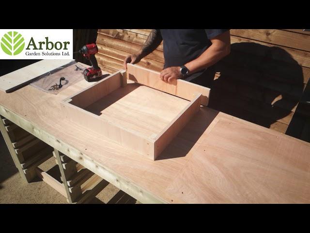 Tool Cabinet Wooden Workbench - assembly video