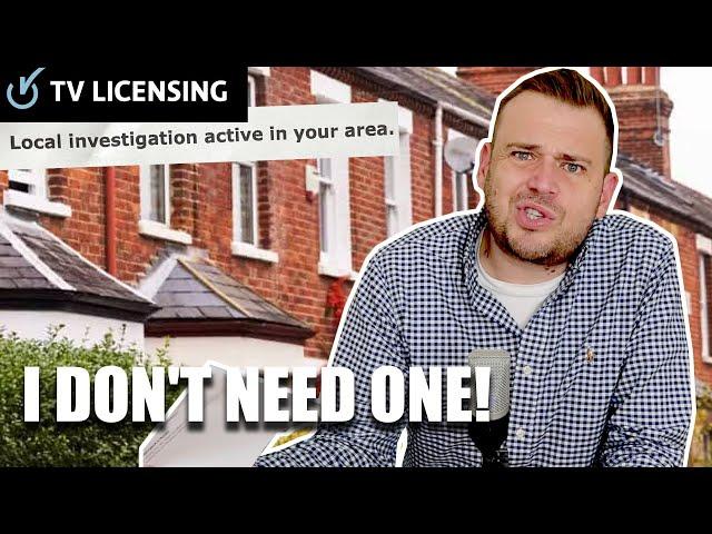 I DON’T Require A TV Licence!