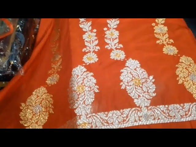 Original Hand Mad Suit -& Original With Kundan Zari Work..+923334958581