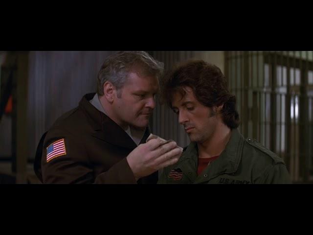 Rambo  First Blood 1982 Fingerprint Scene Police Station