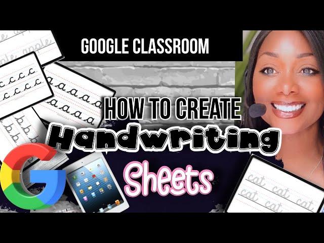 Improving your handwriting || How to Create your own Digital Handwriting Sheet