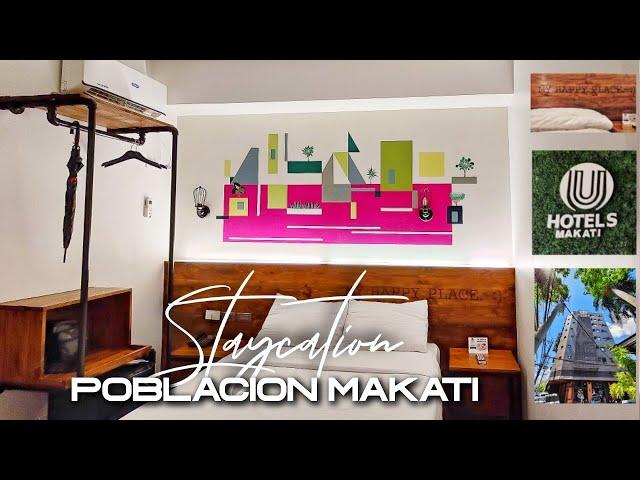 Staycation in Poblacion | U Hotels Makati Room Tour - JMYouTubeChannel