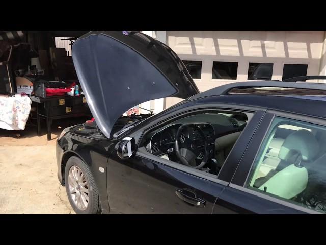 UpDaTe Saab 9-3 2.0T New spark plugs! Sportcombi. POV test drive Walkaround review