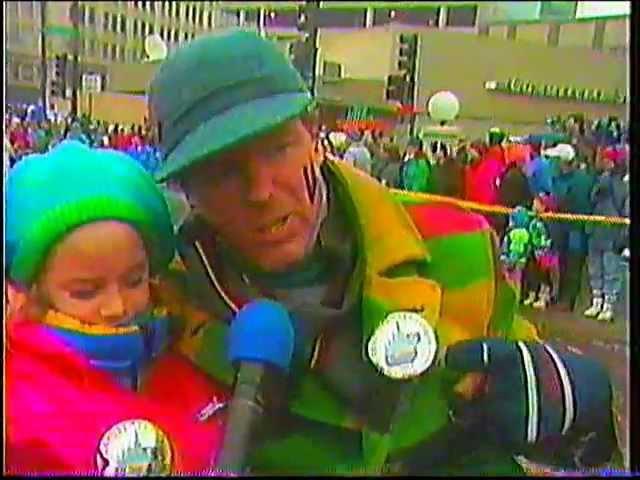 Joe Soucheray Interviewed Riding In Winter Carnival Parade 1993