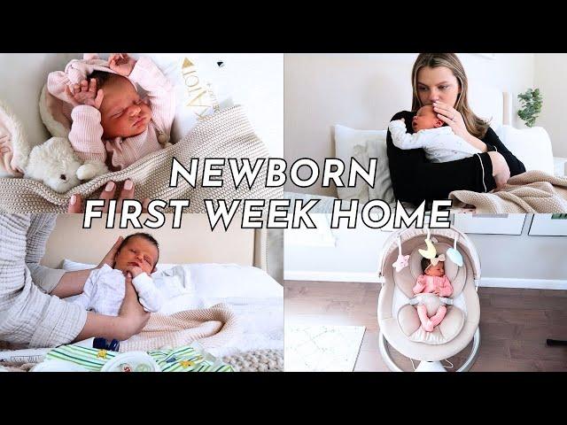 FIRST WEEK HOME WITH A NEWBORN BABY