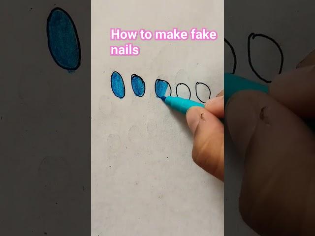 how to make fake nails