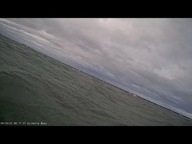 Wilmette Buoy Cam - 4k - 10/18/22