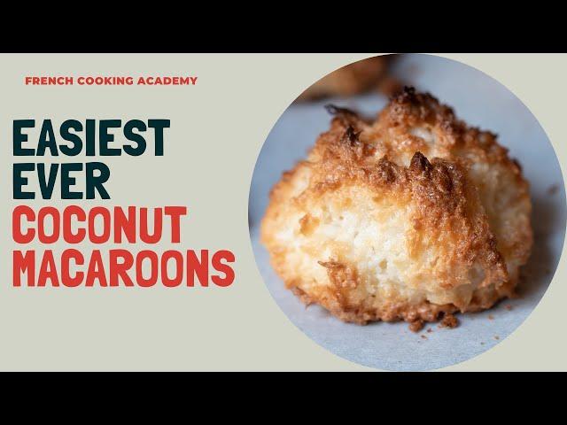 How to make the best and easiest coconut macaroons | 3 ingredients, ready in 15 minutes.