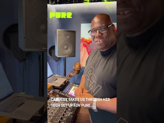 Carl Cox shows his tech set up for Pure 2023!