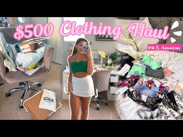 $500 Clothing PR and Amazon Haul!!