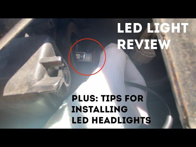  Sealight Led Headlights Review & Instructions: Toyota Highlander 9005/HB3 9006/HB4 LED Bulbs