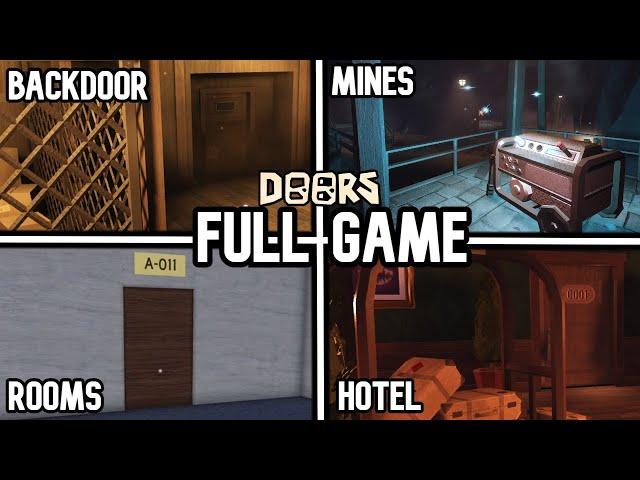 Roblox DOORS: Backdoor + Hotel + Rooms + Mines - Full Game Walkthrough