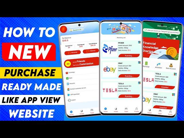 Purchase Ready Made HYIP Site | Create HYIP Website Step by Step 2024