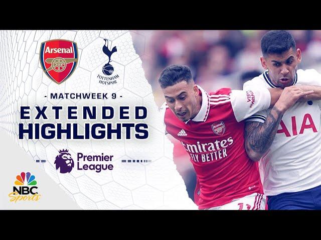 Arsenal v. Tottenham Hotspur | PREMIER LEAGUE HIGHLIGHTS | 10/1/2022 | NBC Sports